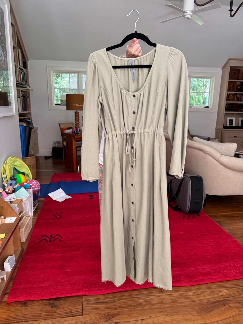 Raquel Allegra green dress